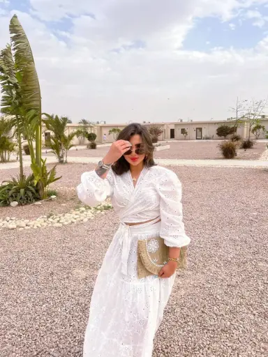 White wrap set